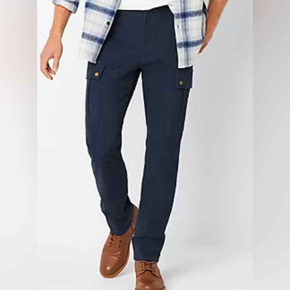 Frye and Co. Regular Fit Cargo Pant Men's 36x34‎ Bottom Heavy Duty Blue NWT✅